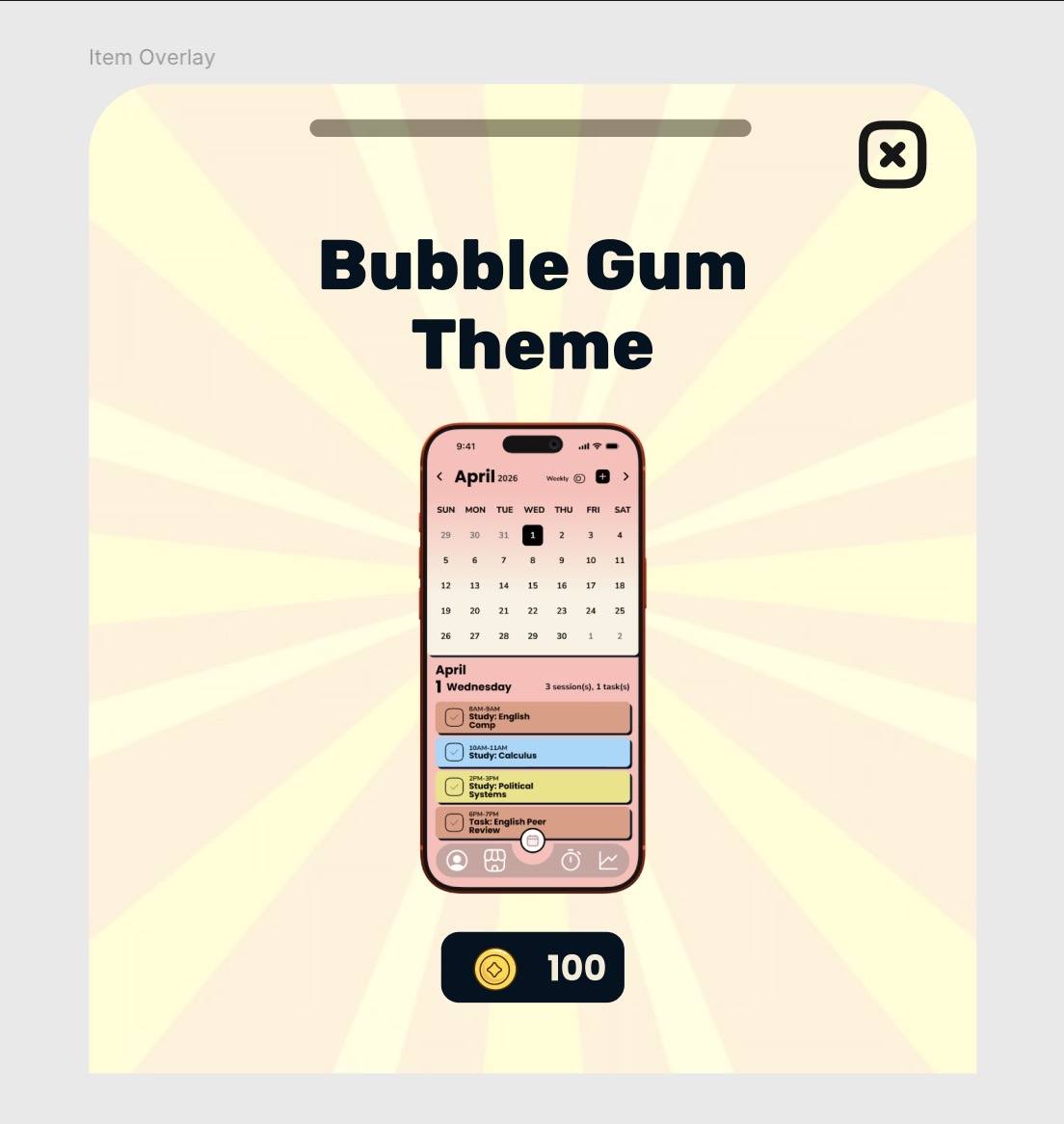 Shop overlay